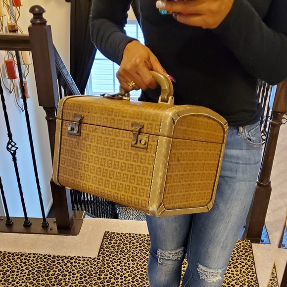 Fendi Handbags - Authentic Vintage Fendi Train Case Overnight